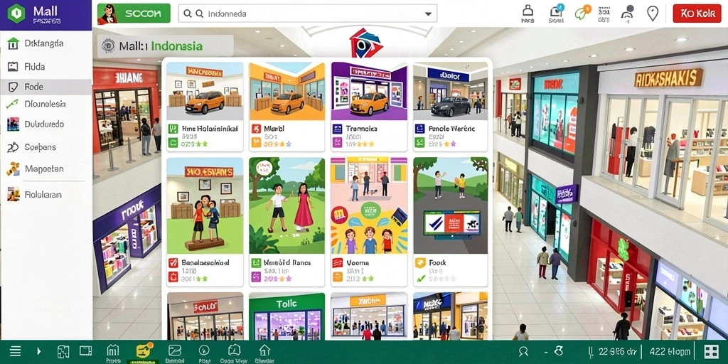 hujantoto - Karakter-karakter lucu dan berwarna-warni di dalam game.