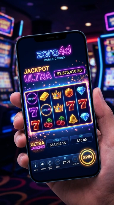 Layar utama zara4d — antarmuka bersih setelah instalasi